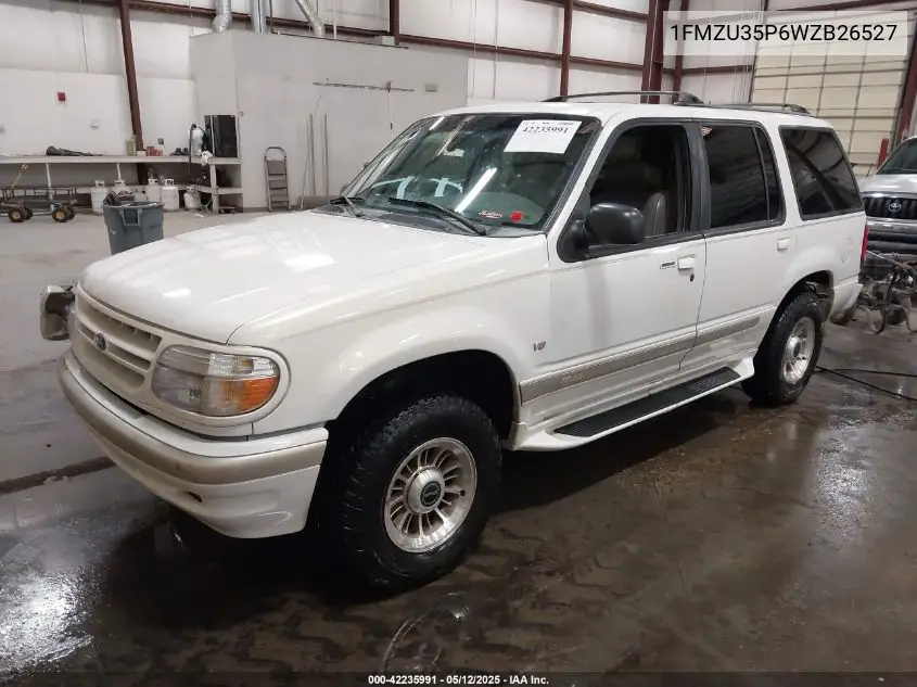 1998 Ford Explorer VIN: 1FMZU35P6WZB26527 Lot: 42235991
