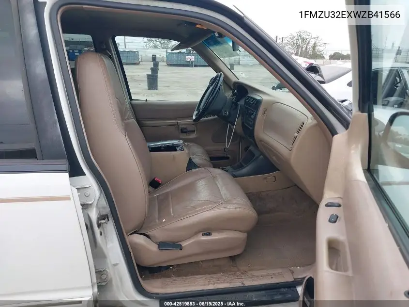 1998 Ford Explorer VIN: 1FMZU32EXWZB41566 Lot: 42519853