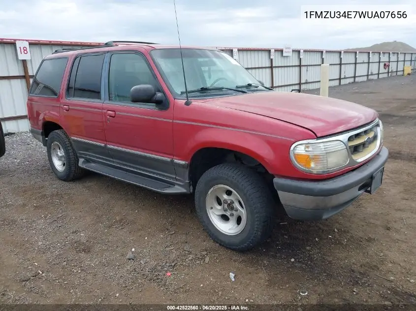 1998 Ford Explorer Eddie Bauer/Limited/Xl/Xlt VIN: 1FMZU34E7WUA07656 Lot: 42522560