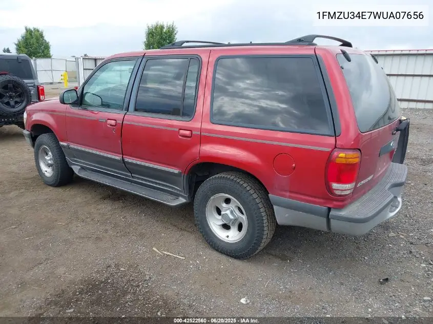 1998 Ford Explorer Eddie Bauer/Limited/Xl/Xlt VIN: 1FMZU34E7WUA07656 Lot: 42522560