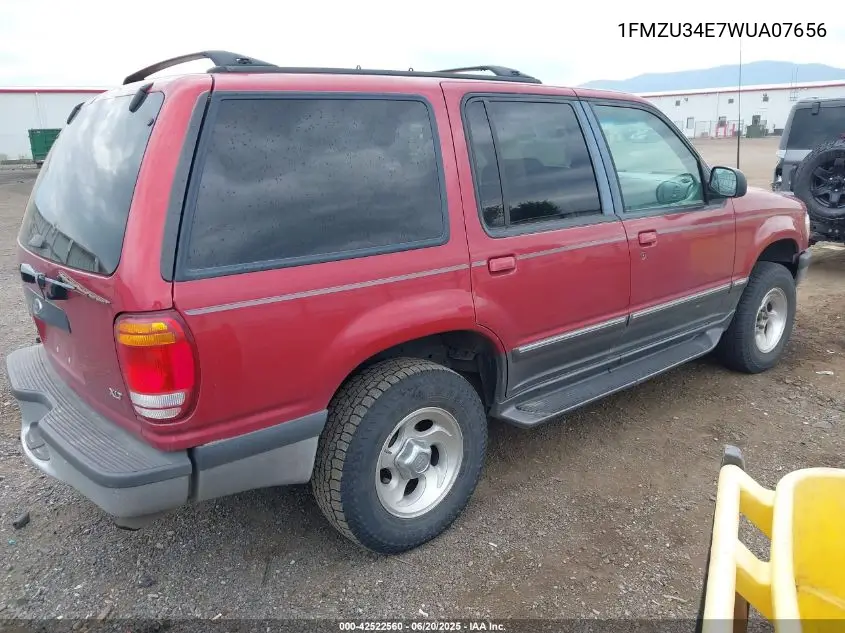 1998 Ford Explorer Eddie Bauer/Limited/Xl/Xlt VIN: 1FMZU34E7WUA07656 Lot: 42522560