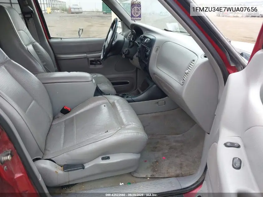1998 Ford Explorer Eddie Bauer/Limited/Xl/Xlt VIN: 1FMZU34E7WUA07656 Lot: 42522560