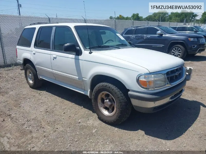 1998 Ford Explorer Eddie Bauer/Limited/Xl/Xlt VIN: 1FMZU34E8WUA53092 Lot: 42565294