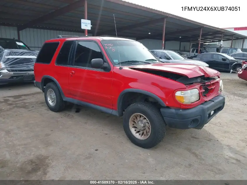 1999 Ford Explorer Sport VIN: 1FMYU24X6XUB74051 Lot: 41589370