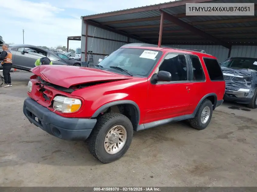 1999 Ford Explorer Sport VIN: 1FMYU24X6XUB74051 Lot: 41589370