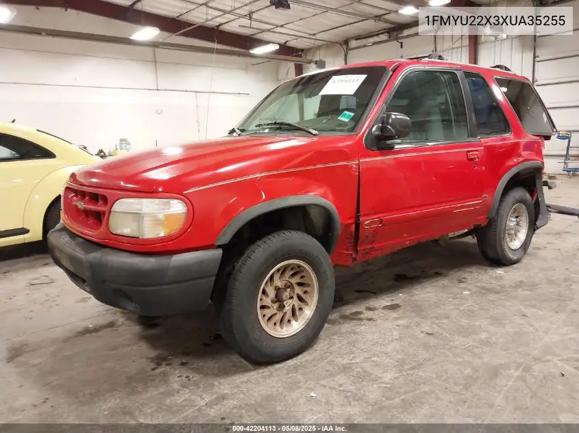 1999 Ford Explorer Sport VIN: 1FMYU22X3XUA35255 Lot: 42204113