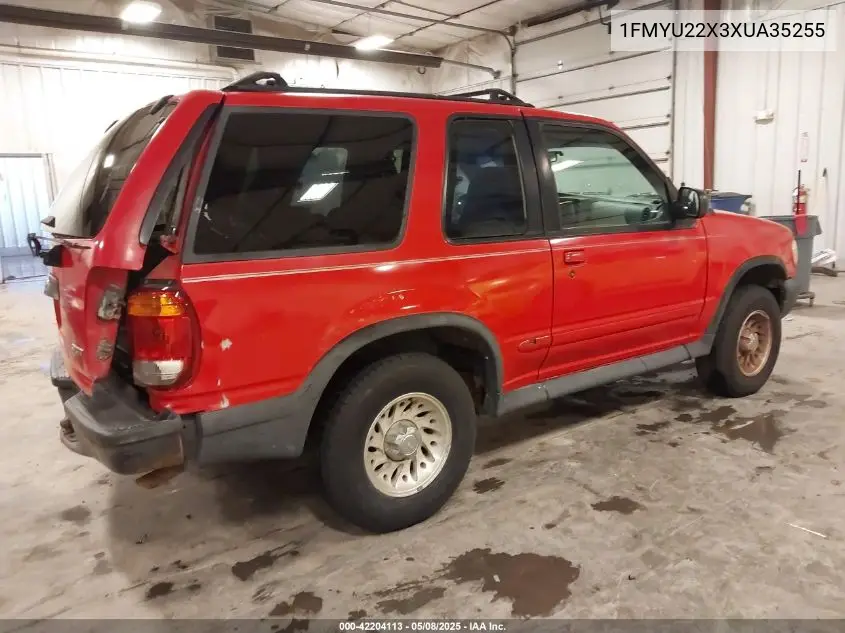 1999 Ford Explorer Sport VIN: 1FMYU22X3XUA35255 Lot: 42204113
