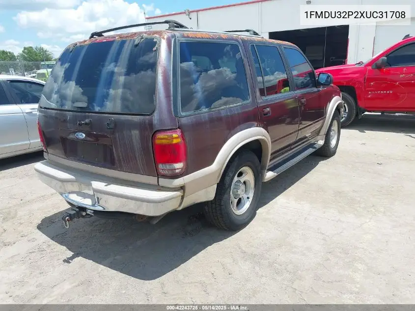 1999 Ford Explorer Eddie Bauer/Limited Edition/Xlt VIN: 1FMDU32P2XUC31708 Lot: 42243725