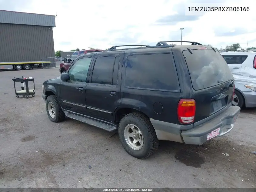 1999 Ford Explorer VIN: 1FMZU35P8XZB06166 Lot: 42253702