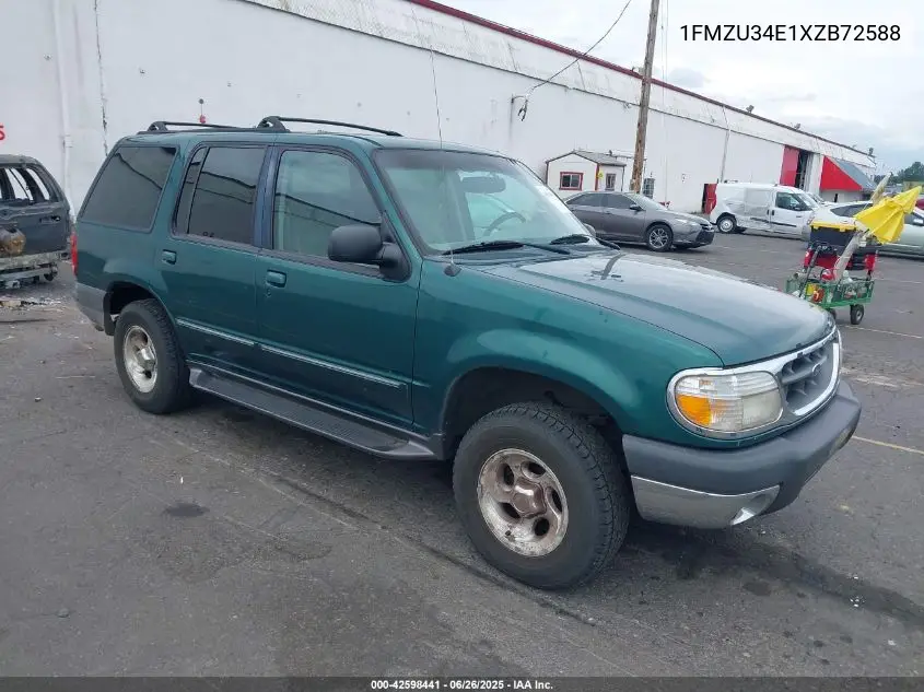 1999 Ford Explorer Eddie Bauer/Limited/Xlt VIN: 1FMZU34E1XZB72588 Lot: 42598441