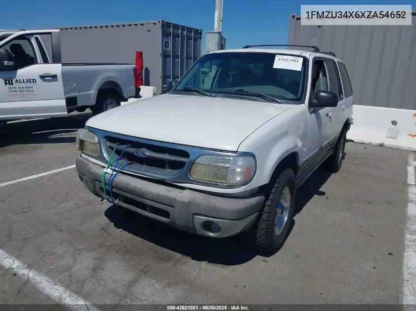 1999 Ford Explorer Xl/Xlt VIN: 1FMZU34X6XZA54652 Lot: 42621001