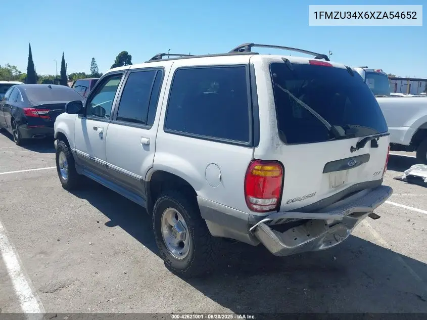 1999 Ford Explorer Xl/Xlt VIN: 1FMZU34X6XZA54652 Lot: 42621001