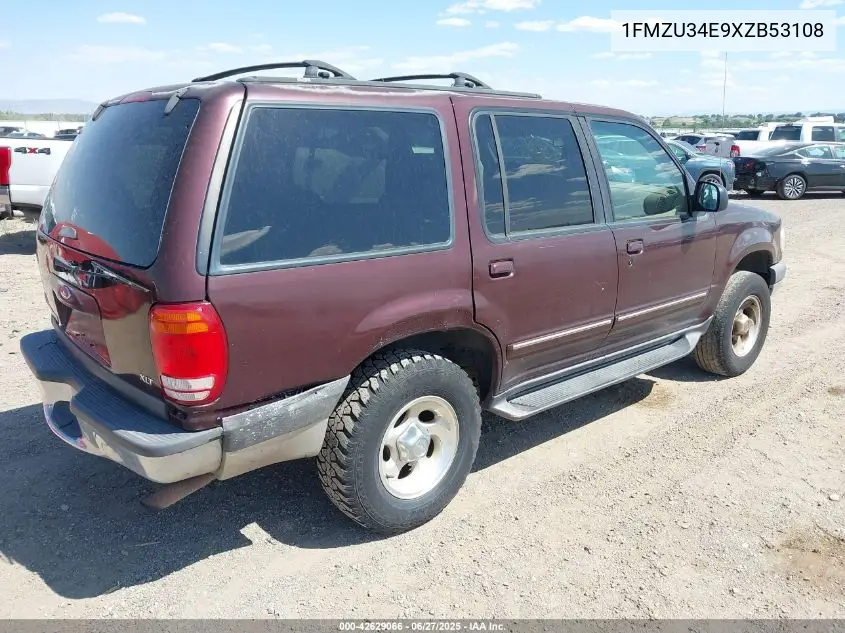 1999 Ford Explorer Eddie Bauer/Limited/Xlt VIN: 1FMZU34E9XZB53108 Lot: 42629066