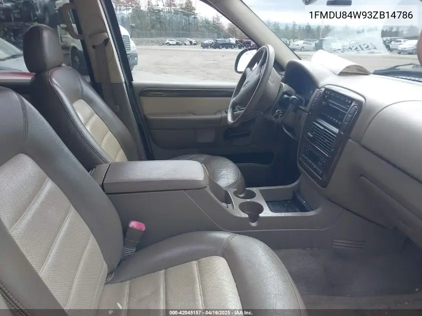 2003 Ford Explorer Eddie Bauer VIN: 1FMDU84W93ZB14786 Lot: 42045157