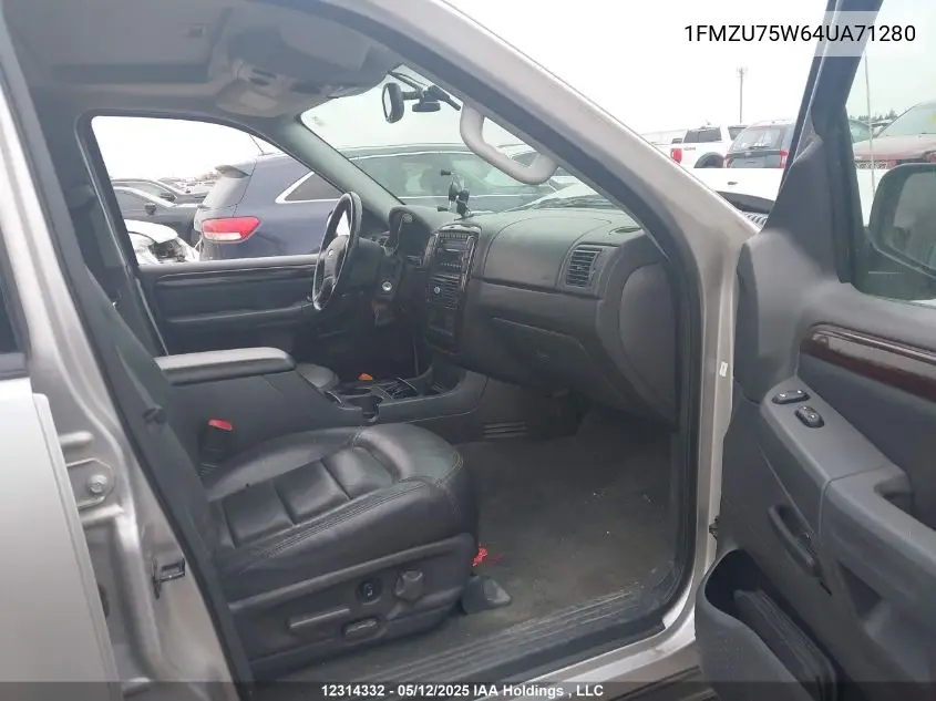 2004 Ford Explorer Limited VIN: 1FMZU75W64UA71280 Lot: 12314332
