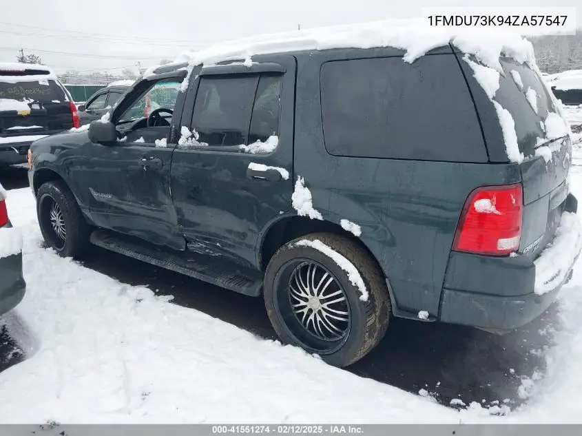 2004 Ford Explorer Nbx/Xlt VIN: 1FMDU73K94ZA57547 Lot: 41551274