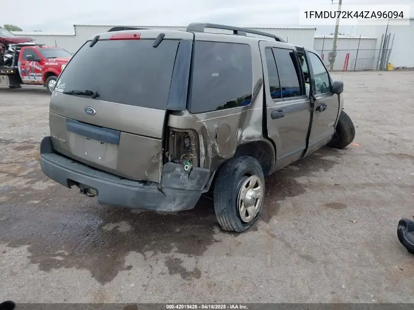 2004 Ford Explorer Xls/Xls Sport VIN: 1FMDU72K44ZA96094 Lot: 42019426