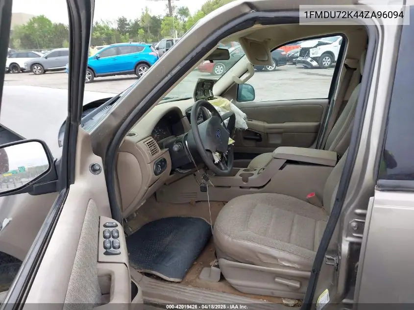 2004 Ford Explorer Xls/Xls Sport VIN: 1FMDU72K44ZA96094 Lot: 42019426