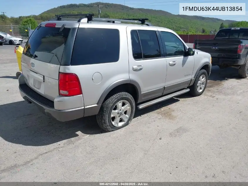 2004 Ford Explorer Xlt VIN: 1FMDU63K44UB13854 Lot: 42122940