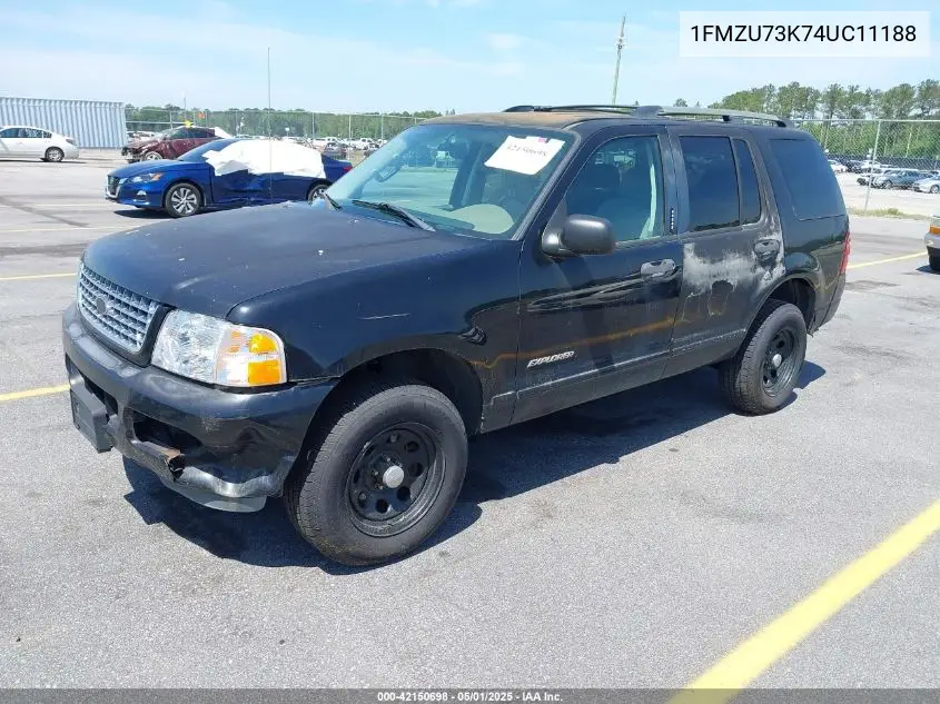 2004 Ford Explorer Nbx/Xlt VIN: 1FMZU73K74UC11188 Lot: 42150698