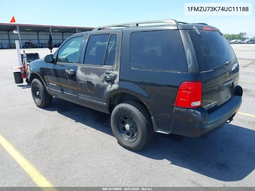 2004 Ford Explorer Nbx/Xlt VIN: 1FMZU73K74UC11188 Lot: 42150698