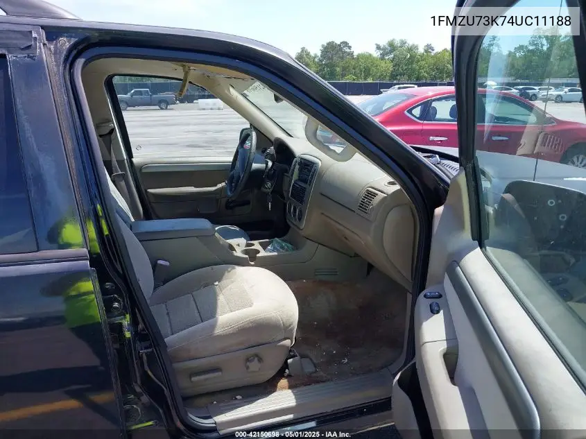 2004 Ford Explorer Nbx/Xlt VIN: 1FMZU73K74UC11188 Lot: 42150698