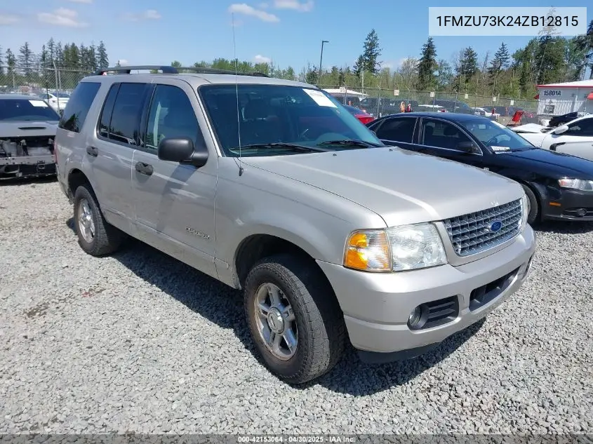 2004 Ford Explorer Nbx/Xlt VIN: 1FMZU73K24ZB12815 Lot: 42153064