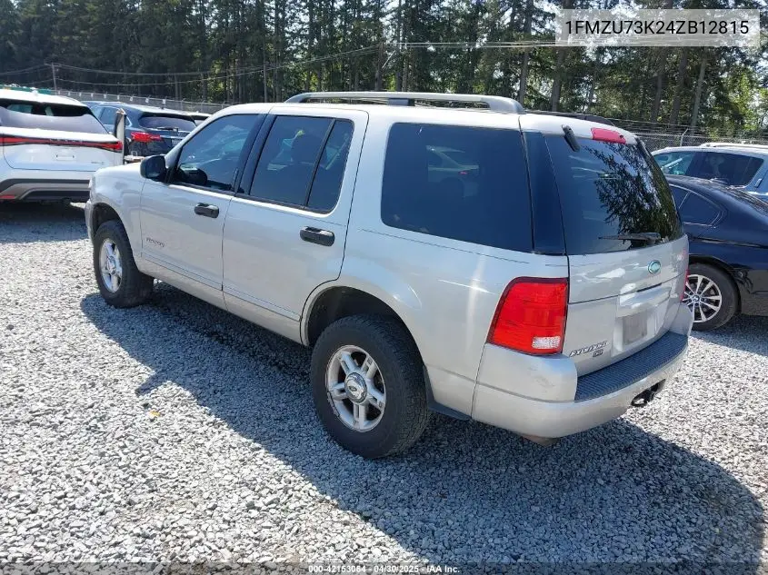 2004 Ford Explorer Nbx/Xlt VIN: 1FMZU73K24ZB12815 Lot: 42153064