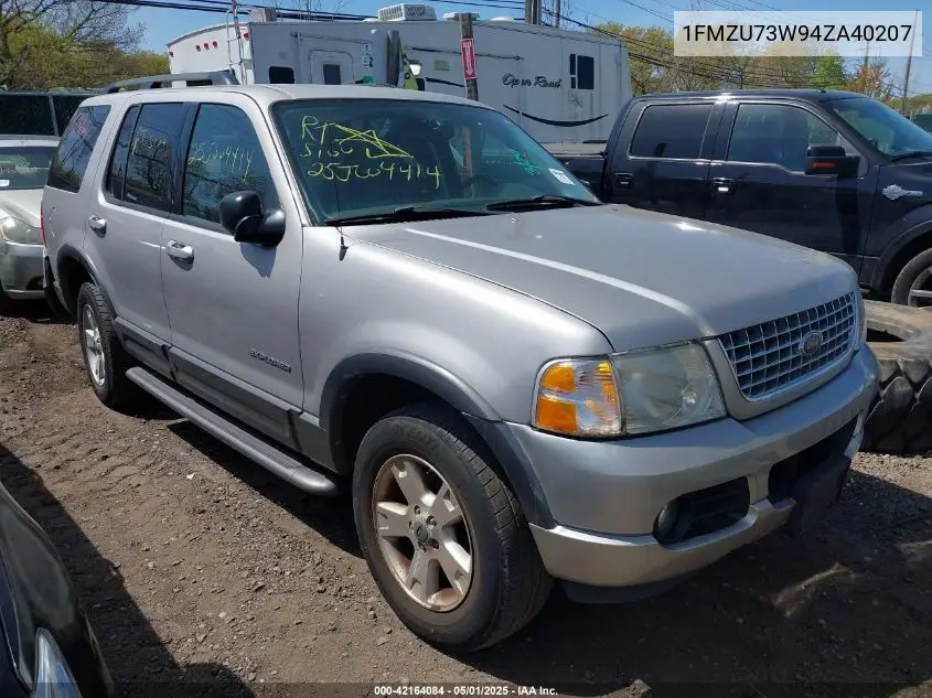 2004 Ford Explorer Nbx/Xlt VIN: 1FMZU73W94ZA40207 Lot: 42164084