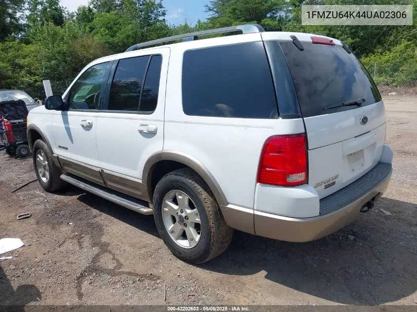 2004 Ford Explorer Eddie Bauer VIN: 1FMZU64K44UA02306 Lot: 42202603