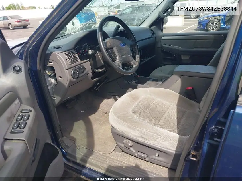 2004 Ford Explorer Nbx/Xlt VIN: 1FMZU73W34ZB38844 Lot: 42216933