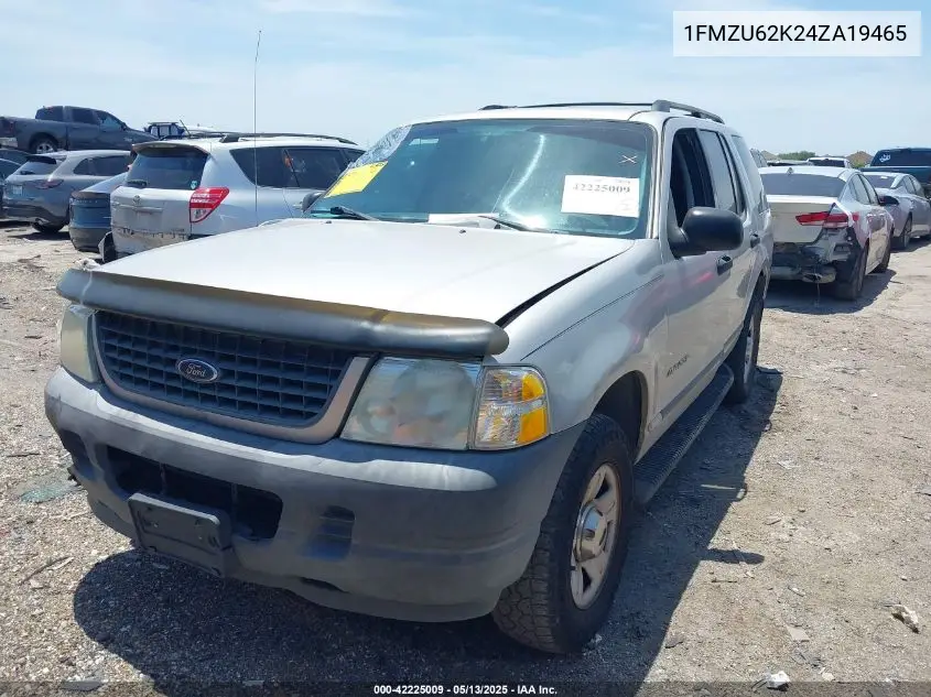 2004 Ford Explorer Xls VIN: 1FMZU62K24ZA19465 Lot: 42225009