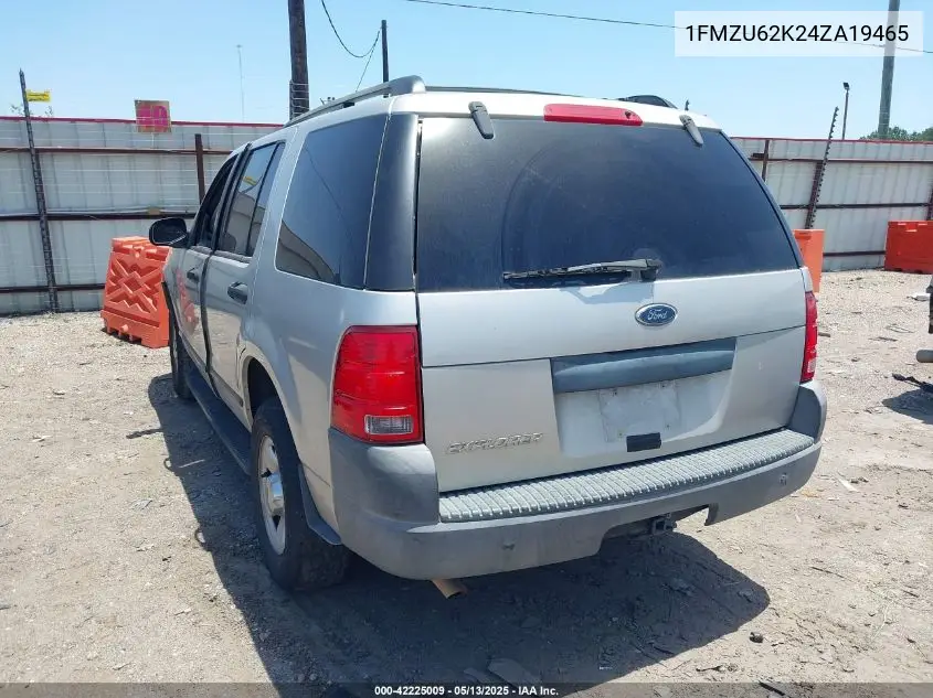 2004 Ford Explorer Xls VIN: 1FMZU62K24ZA19465 Lot: 42225009