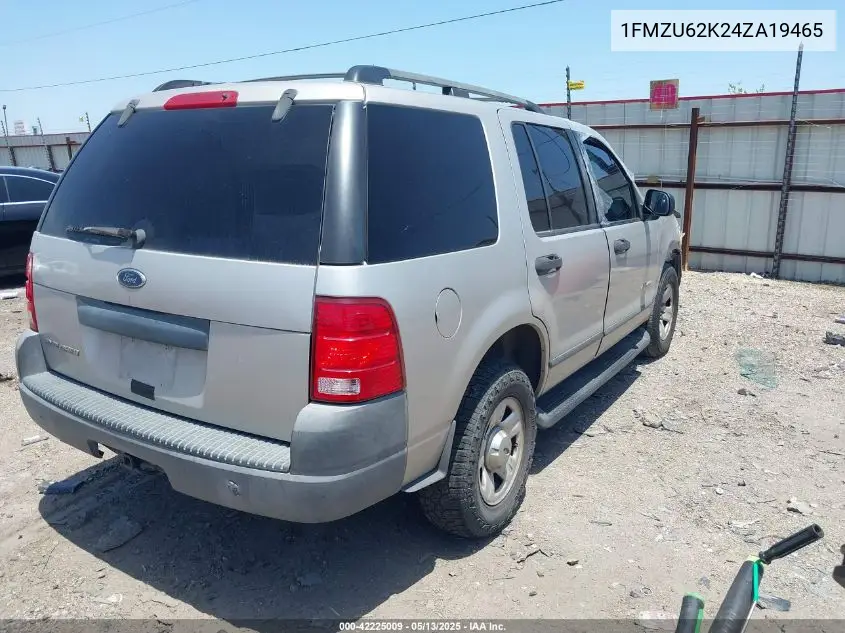 2004 Ford Explorer Xls VIN: 1FMZU62K24ZA19465 Lot: 42225009