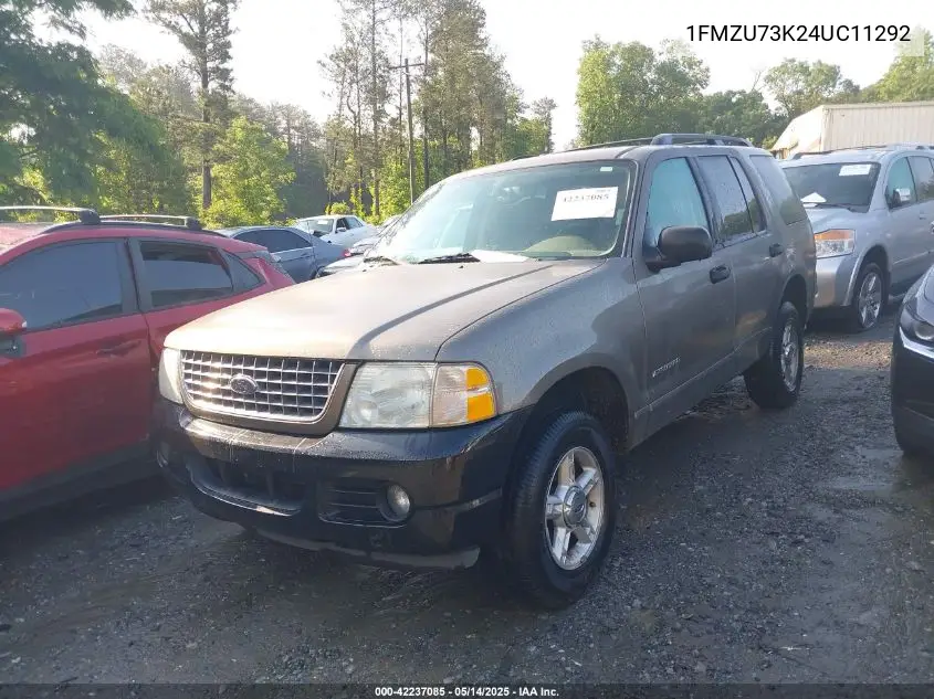 2004 Ford Explorer Nbx/Xlt VIN: 1FMZU73K24UC11292 Lot: 42237085