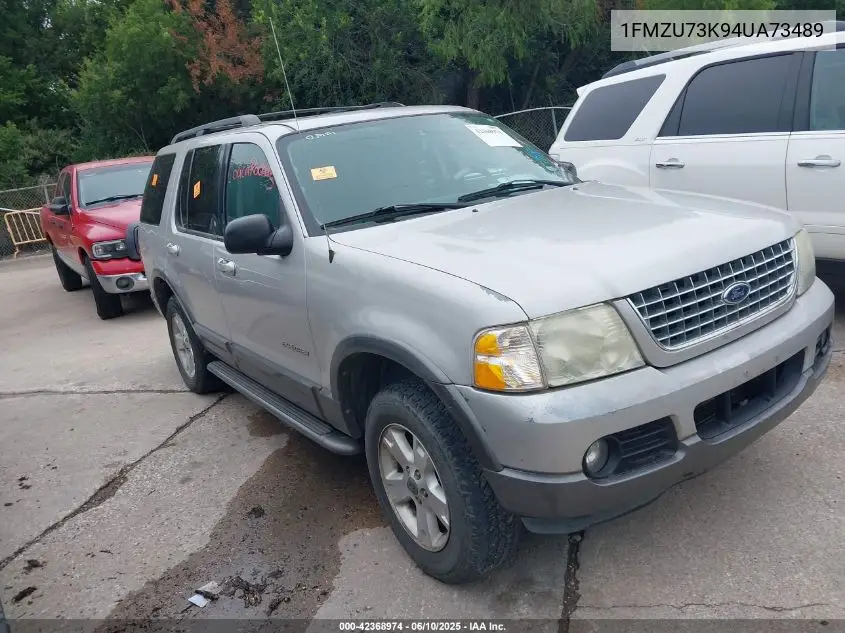 2004 Ford Explorer Nbx/Xlt VIN: 1FMZU73K94UA73489 Lot: 42368974