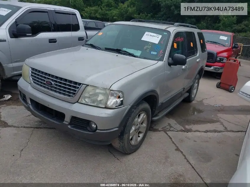2004 Ford Explorer Nbx/Xlt VIN: 1FMZU73K94UA73489 Lot: 42368974