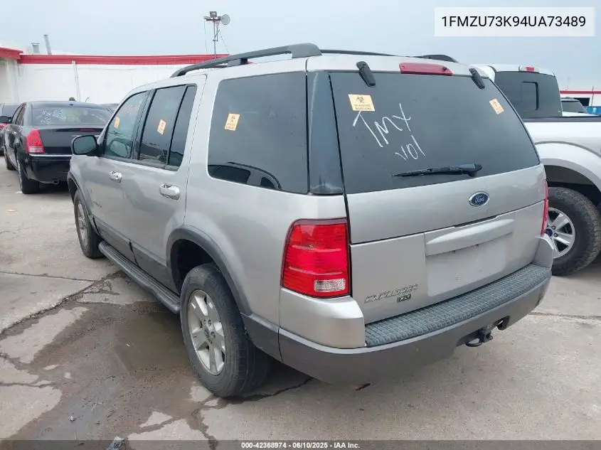 2004 Ford Explorer Nbx/Xlt VIN: 1FMZU73K94UA73489 Lot: 42368974