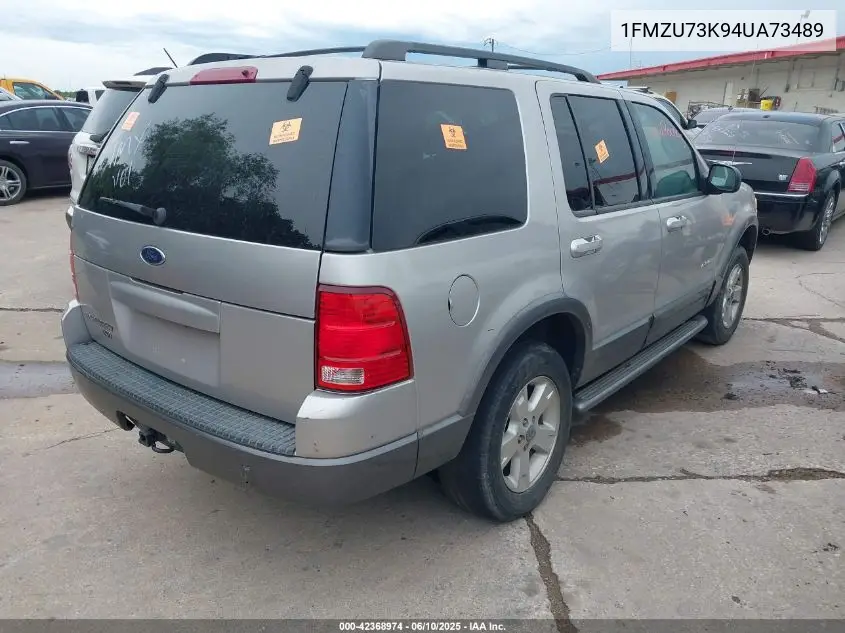 2004 Ford Explorer Nbx/Xlt VIN: 1FMZU73K94UA73489 Lot: 42368974