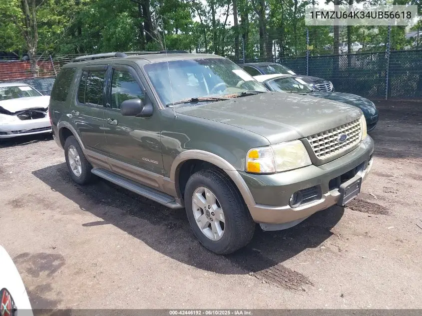 2004 Ford Explorer Eddie Bauer VIN: 1FMZU64K34UB56618 Lot: 42446192