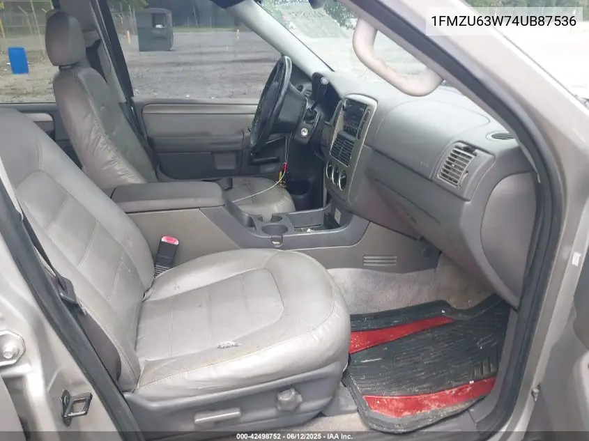 2004 Ford Explorer Xlt VIN: 1FMZU63W74UB87536 Lot: 42498752