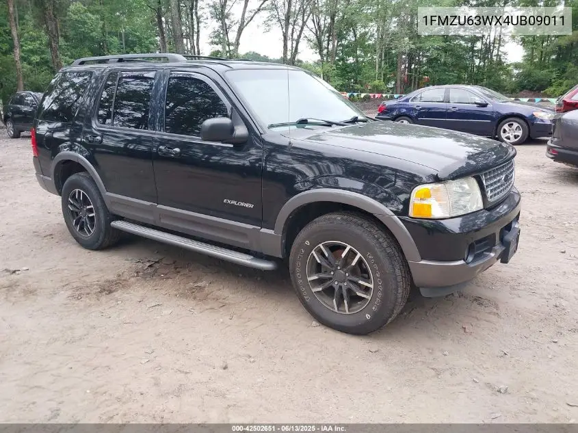 2004 Ford Explorer Xlt VIN: 1FMZU63WX4UB09011 Lot: 42502651