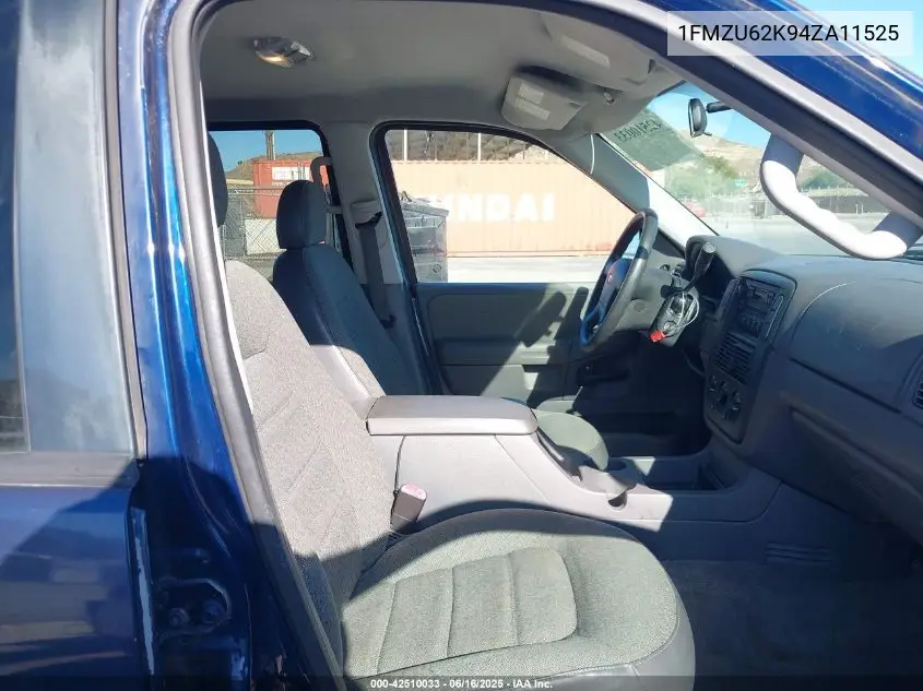 2004 Ford Explorer Xls VIN: 1FMZU62K94ZA11525 Lot: 42510033