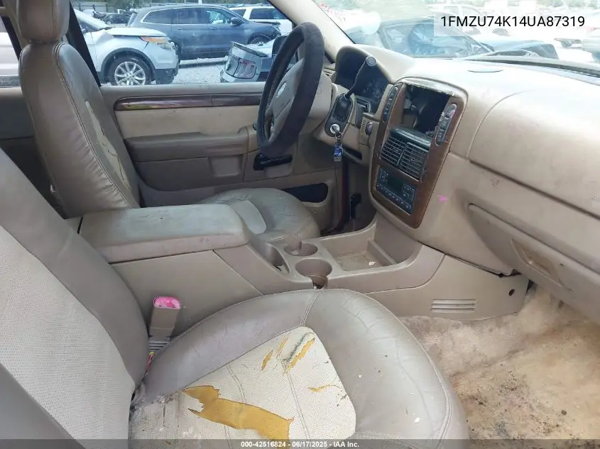 2004 Ford Explorer Eddie Bauer VIN: 1FMZU74K14UA87319 Lot: 42516824