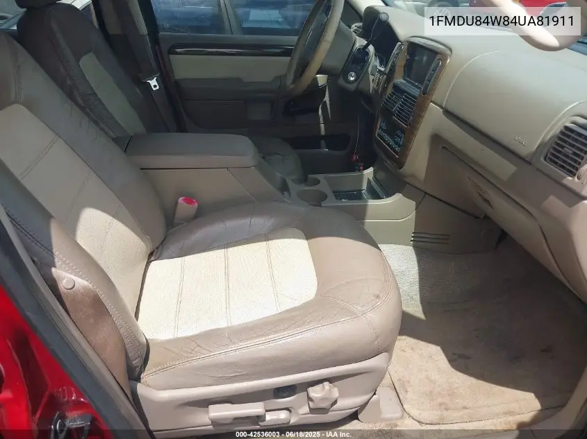 2004 Ford Explorer Eddie Bauer VIN: 1FMDU84W84UA81911 Lot: 42536003