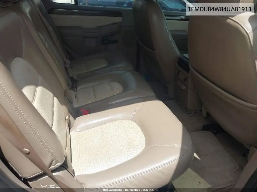 2004 Ford Explorer Eddie Bauer VIN: 1FMDU84W84UA81911 Lot: 42536003