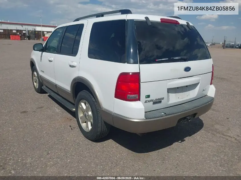 2004 Ford Explorer Eddie Bauer VIN: 1FMZU84K84ZB05856 Lot: 42557804