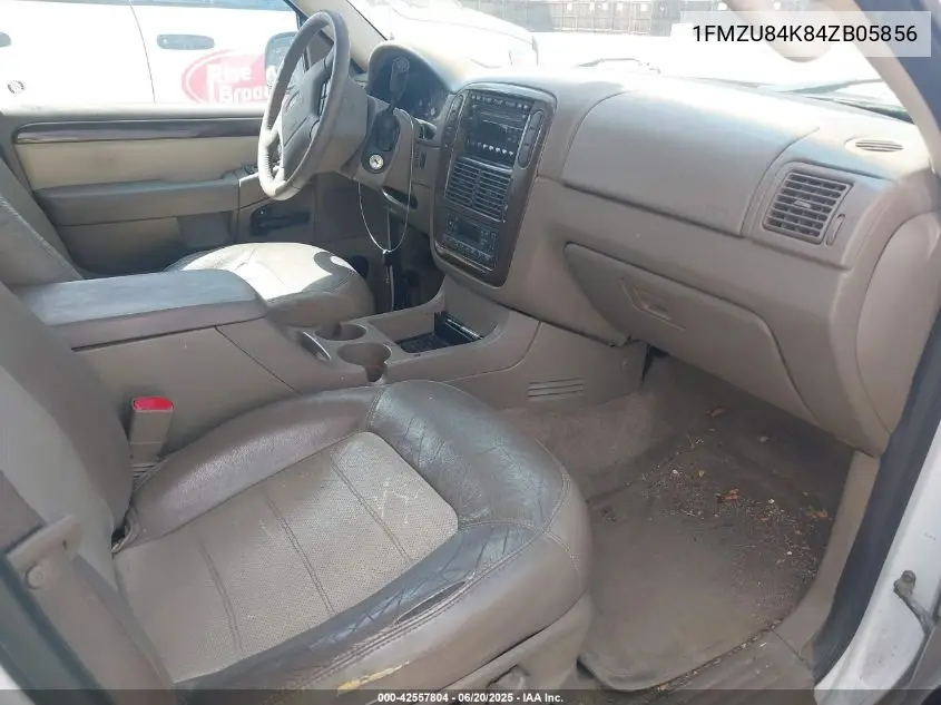 2004 Ford Explorer Eddie Bauer VIN: 1FMZU84K84ZB05856 Lot: 42557804