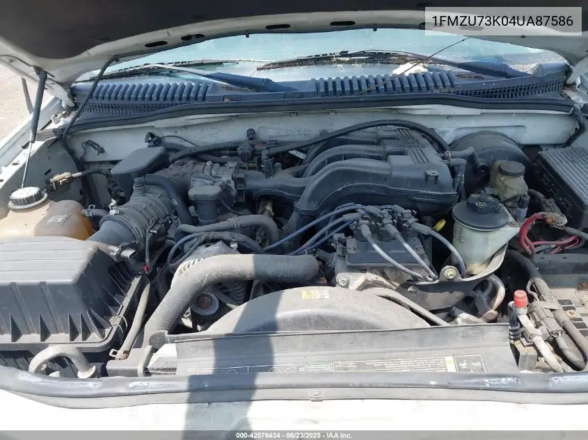 2004 Ford Explorer Nbx/Xlt VIN: 1FMZU73K04UA87586 Lot: 42576434