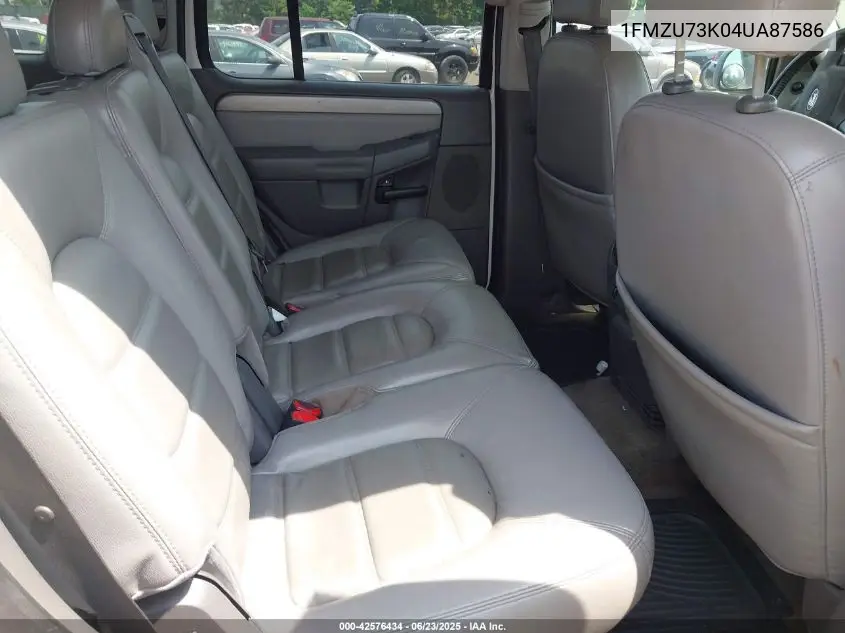 2004 Ford Explorer Nbx/Xlt VIN: 1FMZU73K04UA87586 Lot: 42576434